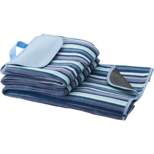 Riviera water-resistant picnic outdoor blanket, White,Blue (Blanket)