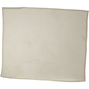 Springwood soft fleece and sherpa plaid blanket, Off-White (Blanket)