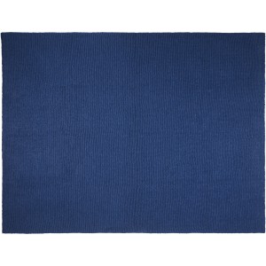 Suzy 150 x 120 cm GRS polyester knitted blanket, Navy (Blanket)