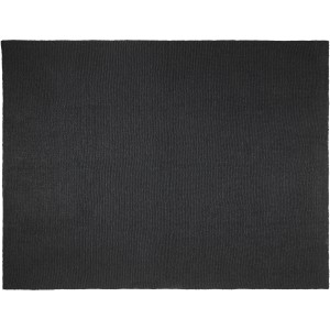 Suzy 150 x 120 cm GRS polyester knitted blanket, Solid black (Blanket)