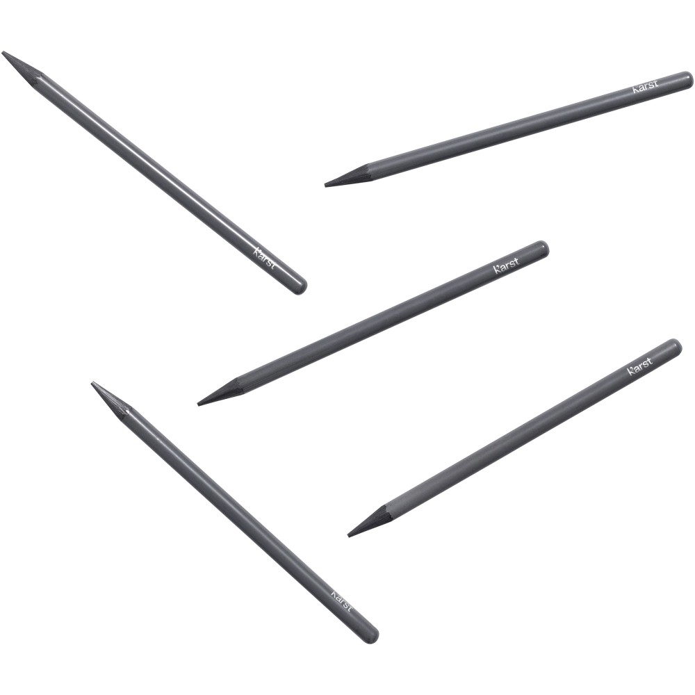 Karst(r) 5er-Pack 2B holzlose Graphitstifte, grau (Bleistifte)