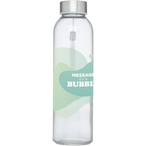 Bodhi 500 ml glass sport bottle, Solid black (Sport bottles)