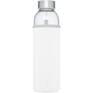 Bodhi 500 ml glass sport bottle, White (Sport bottles)