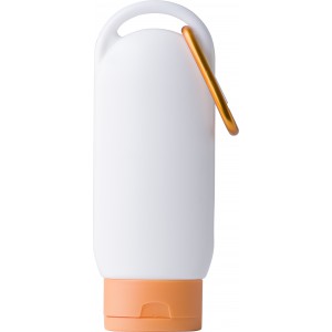 PE sunscreen lotion bottle, orange (Body care)