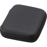 Bonded leather case tool kit Lani, black (433300-01)