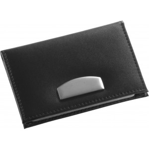 Bonded leather credit card holder Bethany, black (Card holders)