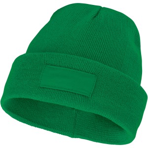 Boreas beanie with patch, fern green (Hats)