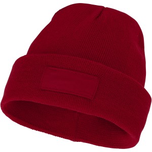 Boreas beanie with patch, red (Hats)