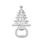 Bottle opener Christmas motif, Matt Silver