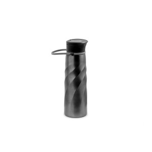 Brandcharger Vortex Athletica drinking bottle, gun metal (Water bottles)