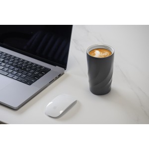 Brandcharger Vortex Calix Ceramica travel mug, gun metal (Mugs)