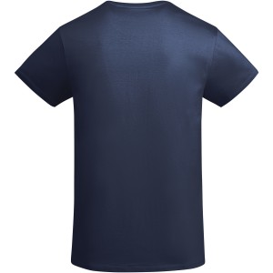 Breda short sleeve men's t-shirt, Navy Blue (T-shirt, 90-100% cotton)