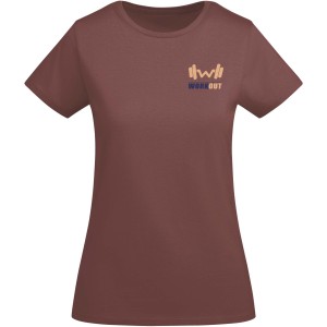 Breda short sleeve women's t-shirt, Pale Red (T-shirt, 90-100% cotton)