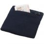 Brisky performance wristband with zippered pocket, Navy