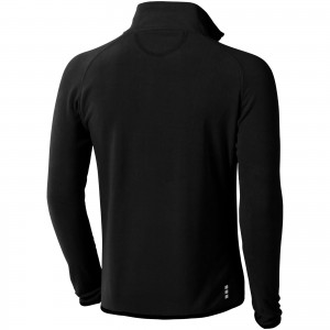 Brossard micro fleece full zip jacket, solid black (Polar pullovers)