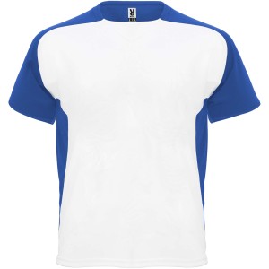 Bugatti short sleeve kids sports t-shirt, White, Royal blue (T-shirt, mixed fiber, synthetic)