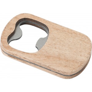 Flaschenffner aus Buchenholz Aviana, Braun