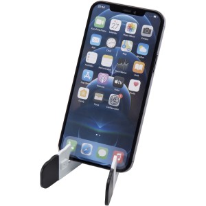 Buna recycled plastic foldable tablet and phone stand, White <font size=1>[ENG]</font>