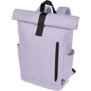Byron 15.6" GRS RPET roll-top backpack 18L, Lilac <font size=1>[ENG]</font>