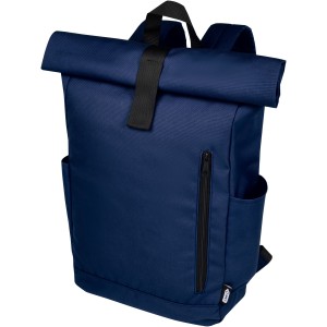 Byron 15,6" GRS RPET Roll-Top Rucksack 18 L, navy