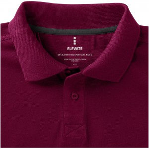 Calgary short sleeve men's polo, Burgundy (Polo shirt, 90-100% cotton)