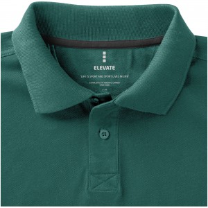 Calgary short sleeve men's polo, Forest green (Polo shirt, 90-100% cotton)