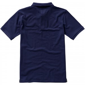 Calgary short sleeve men's polo, Navy (Polo shirt, 90-100% cotton)