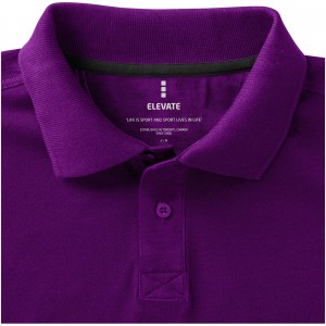 Calgary short sleeve men's polo, Plum (Polo shirt, 90-100% cotton)