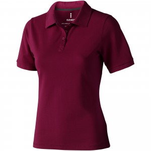 Calgary short sleeve women's polo, Burgundy (Polo shirt, 90-100% cotton)