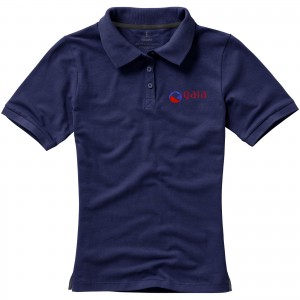 Calgary short sleeve women's polo, Navy (Polo shirt, 90-100% cotton)