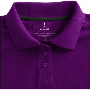 Calgary short sleeve women's polo, Plum (Polo shirt, 90-100% cotton)