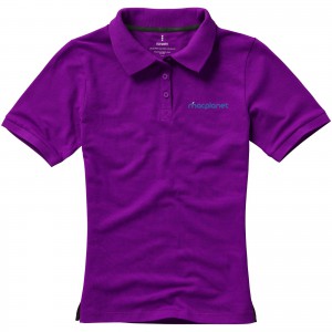 Calgary short sleeve women's polo, Plum (Polo shirt, 90-100% cotton)