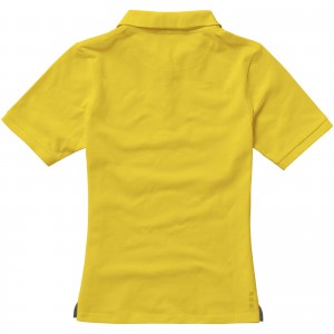 Calgary short sleeve women's polo, Yellow (Polo shirt, 90-100% cotton)