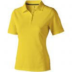 Calgary short sleeve women's polo, Yellow (3808110)
