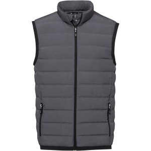 Caltha men's insulated down bodywarmer, Storm grey (Vests)