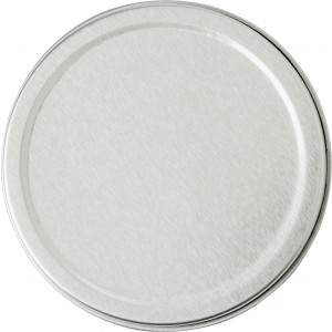 Tin with scented candle Zora, khaki (Candles)