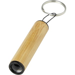 Cane Schlsselring mit Licht, aus Bambus, natur