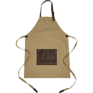 Canvas apron (450 gsm) Maria, beige (Apron)