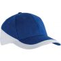 RACING - TWO-TONE 6 PANEL CAP, Royal Blue/White