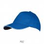 SOL'S LONG BEACH - 5 PANEL CAP, Royal Blue/White
