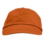Cap, cotton twill, orange (9128-07)
