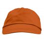 Cap, cotton twill, orange