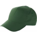 Cap with sandwich peak, green (9114-04CD)