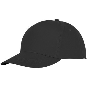 Hades 5 panel cap, solid black (Hats)