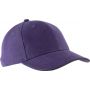 ORLANDO - 6 PANELS CAP, Purple/Dark Grey