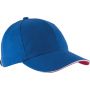 ORLANDO - 6 PANELS CAP, Royal Blue/White/Red