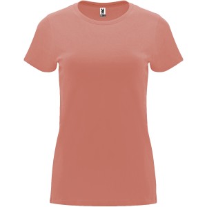 Capri short sleeve women's t-shirt, Clay Orange (T-shirt, 90-100% cotton)