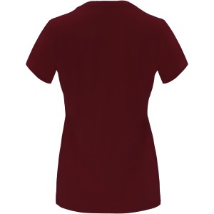 Capri short sleeve women's t-shirt, Garnet (T-shirt, 90-100% cotton)