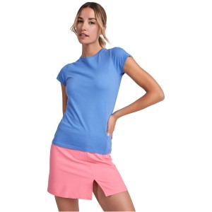 Capri short sleeve women's t-shirt, Light pink (T-shirt, 90-100% cotton)