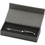 Carbon fibre and brass ballpen Lindsey, black (3338-01CD)